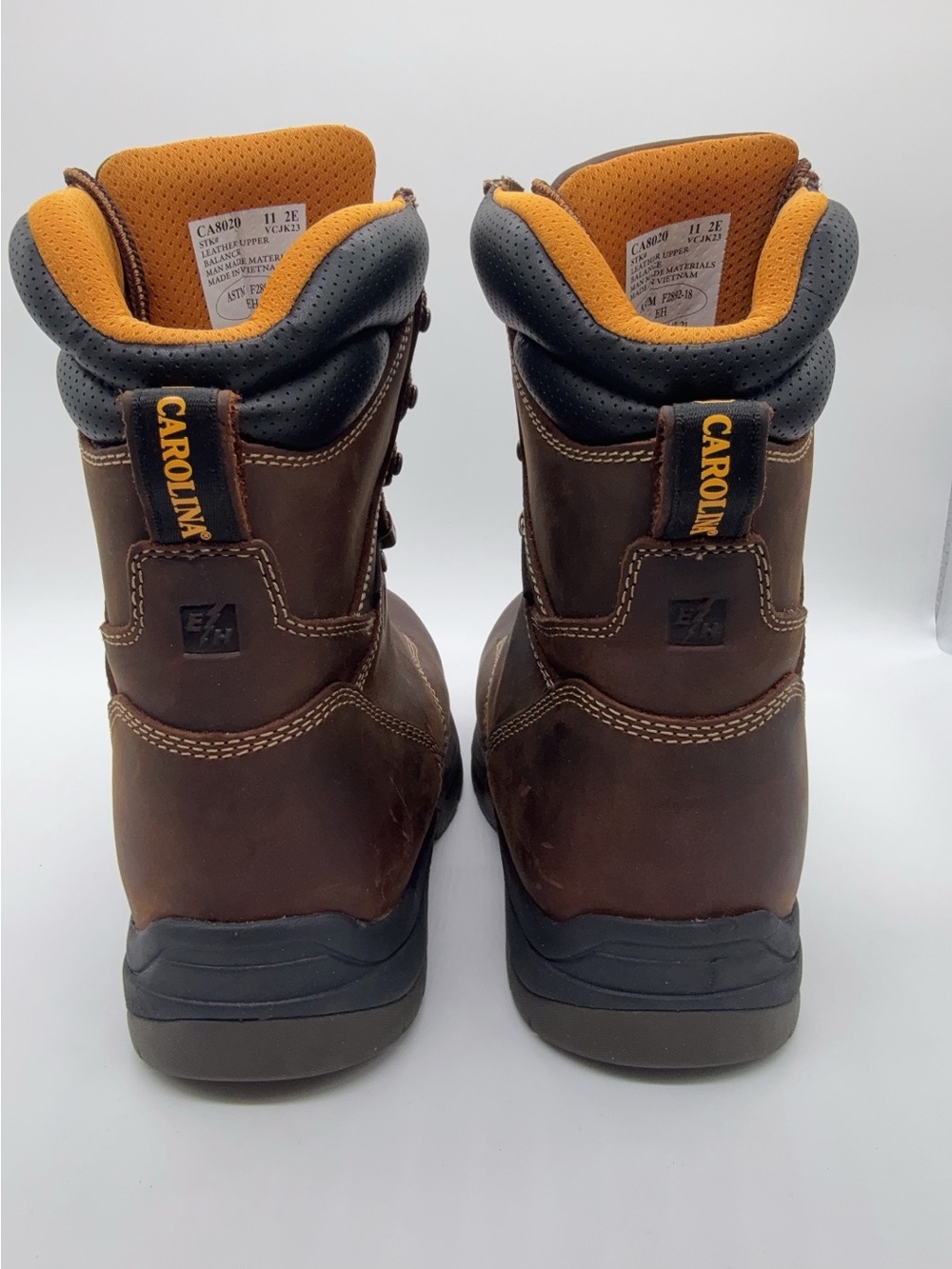 Carolina Waterproof Broad Soft Toe Work Boots Mens Size 11 2E new leather upper - Picture 5 of 7